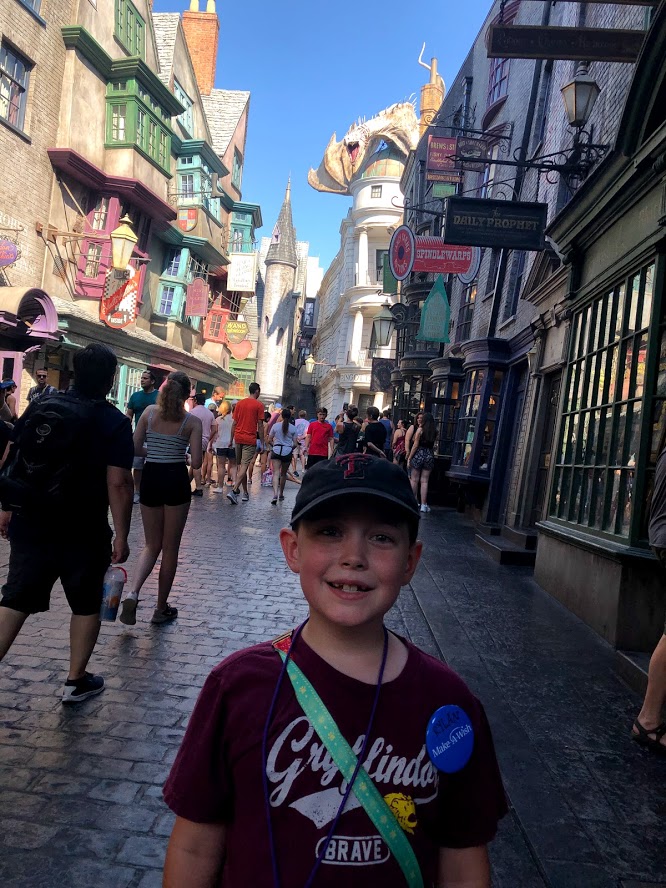 Our Wish Kid in Diagon Alley