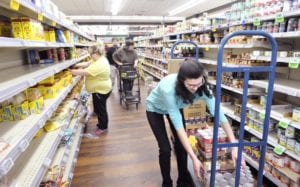 Photo of grocery store aisle