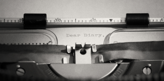 typewriter dear diary